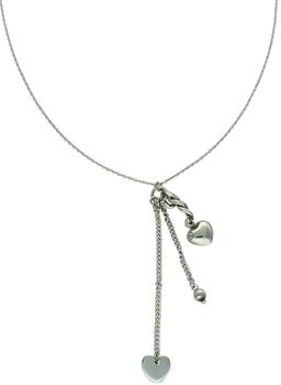 Srebrny naszyjnik damski wiszące serca srebro rodowane 925 próba  C RM 067 ✓Srebrne Naszyjniki Damskie w Sklepie z Biżuterią zegarki-diament.pl✓Piękne i Eleganckie Naszyjniki dla Kobiet✓Prawdziwe 1.jpg